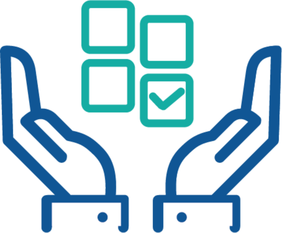 Corporate information governance blue teal 3