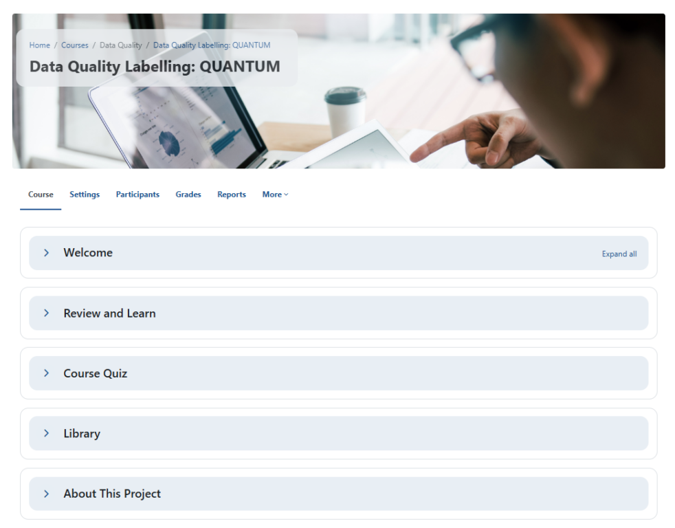 Screenshot QUANTUM Course